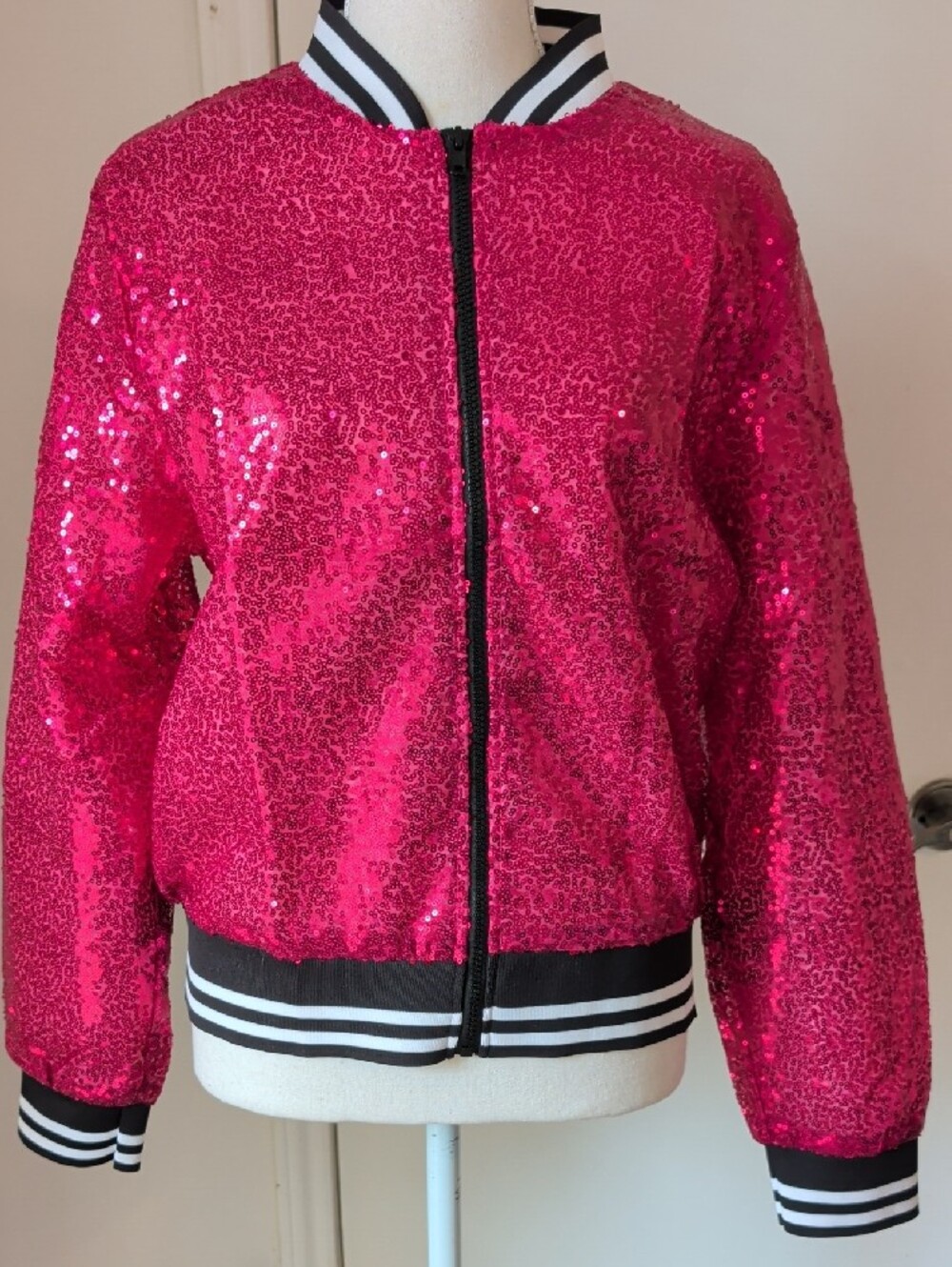 Adult Pink Sequin Jacket